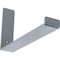 Ekena Millwork Steel Hanging Shelf Bracket, Hammered Light Blue 2"W x 12"D x 7"H BKTM02X12X07HSHLB - alternate 1